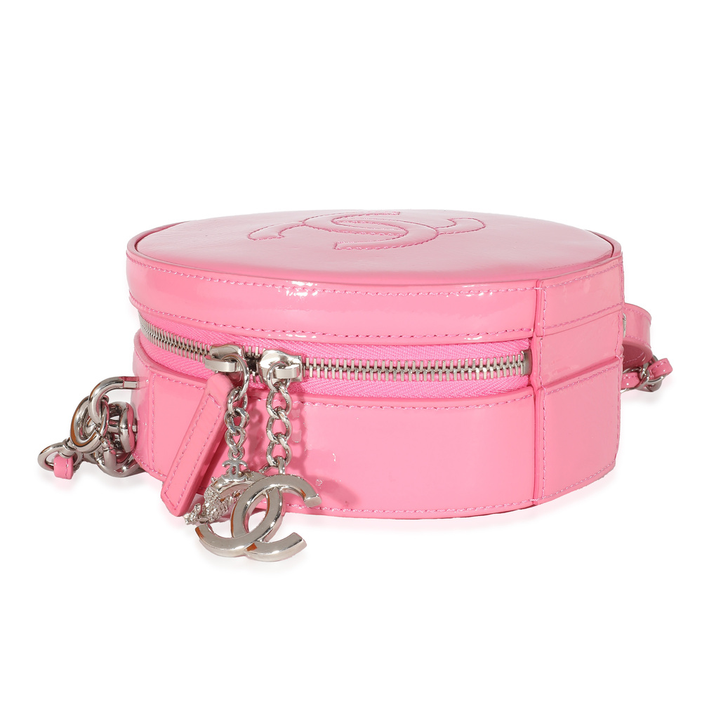 Chanel Pink Glazed Calfskin Round As Earth Bag - Picture 6 of 7